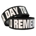 A Day To Remember Logo Rubber Bracelet Black Thumbnail