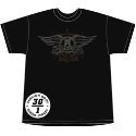 Aerosmith Faded Wings T-shirt Thumbnail