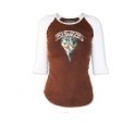 Eagles Vintage Logo Jr 3/4 Sleeve Raglan Tee Thumbnail
