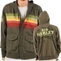 Bob Marley Buffalo Soldier Military Hoodie Thumbnail