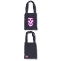 Misfits Pink Skull Tote Bag Thumbnail