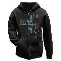 Nirvana Colored Band Zip Hoodie Thumbnail
