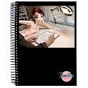 Pin Up Toons Artist Spiral Notepad Thumbnail