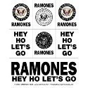 Ramones Eagle & Logo 7 Sticker Set Thumbnail