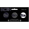 Saosin Three 1 inch Buttons Thumbnail