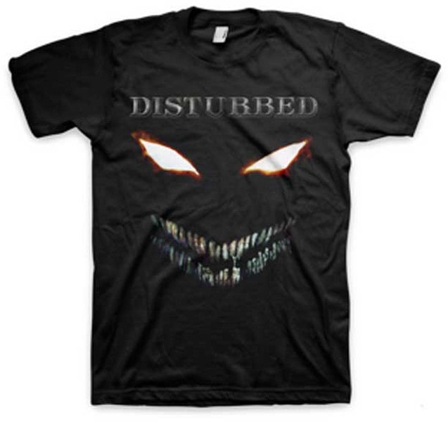 Disturbed Scary Face black t-shirt