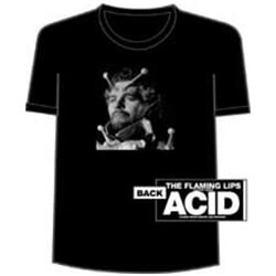 The Flaming Lips Acid Youth Black T-Shirt Large Only