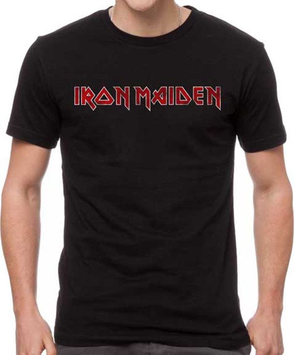 Iron Maiden Distressed Logo T-shirt