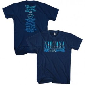nirvana shirt blue