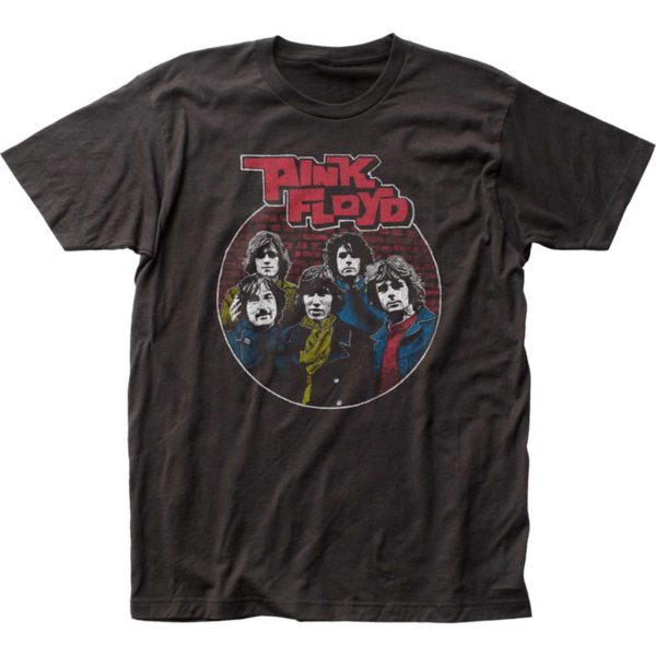 Pink Floyd Early Days Distressed Mens Black T-Shirt