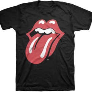 Rolling Stones Classic Tongue Mens Black T-shirt