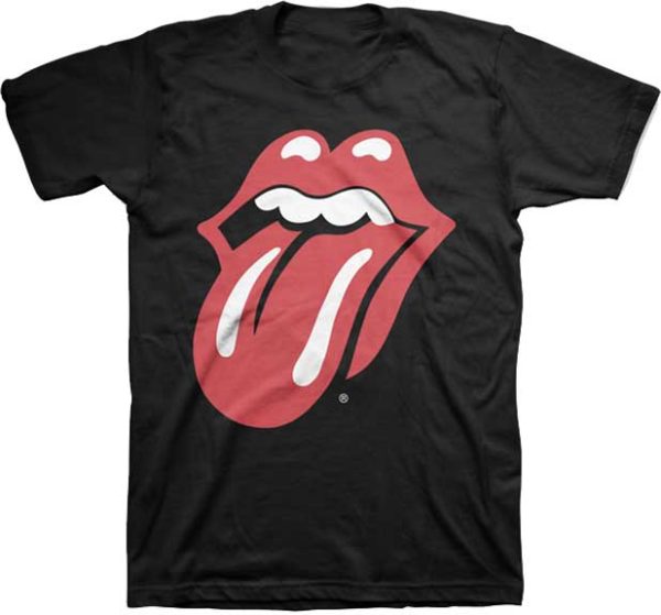 Rolling Stones Classic Tongue Mens Black T-shirt