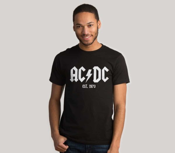 AC/DC Est. 1973 Fitted T-shirt