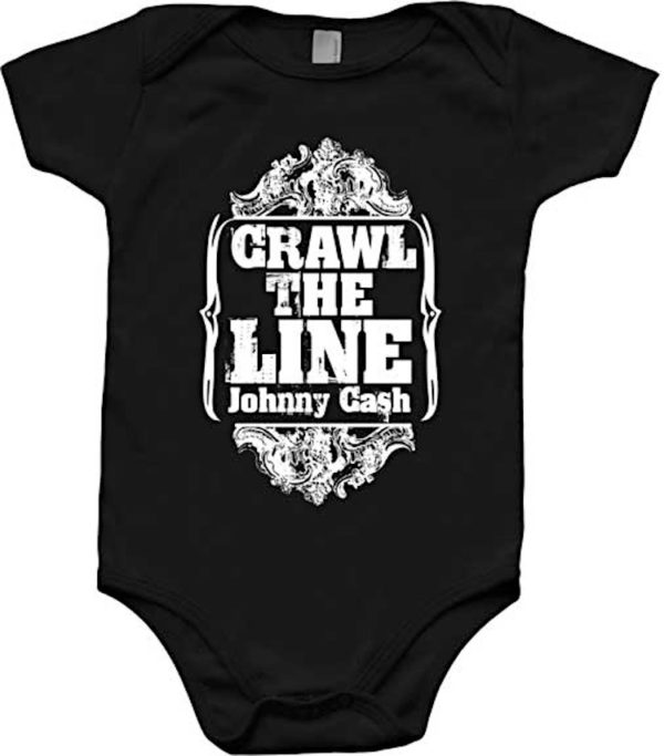 Johnny Cash Crawl the Line Infant One Piece