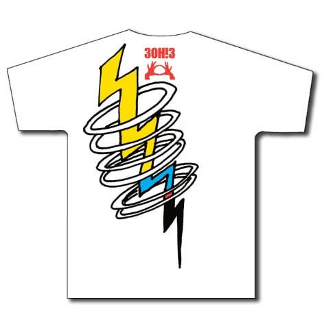 3OH!3 Bolt Mens White T-shirt