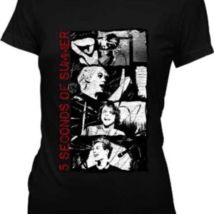 5 Seconds of Summer Stacked Photos Jr T-shirt