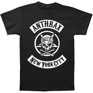 Anthrax- Bikers Skull T-shirt