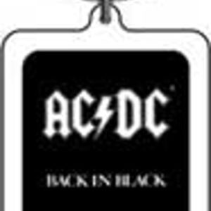 ACDC Back in Black Keychain