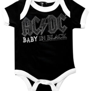 AC/DC Baby In Black Baby One Piece