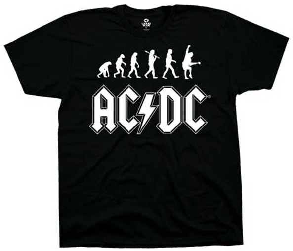 AC/DC Rock Evolution T-shirt