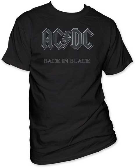 AC/DC Back in Black T-shirt 3XL - 3XL