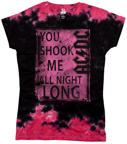 AC/DC Shook Me Jr Tie-Dye T-shirt