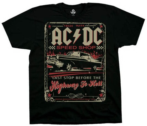 AC/DC Speed Shop T-shirt