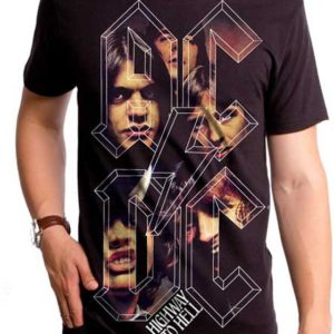 AC/DC Highway To Hell Stacked T-shirt