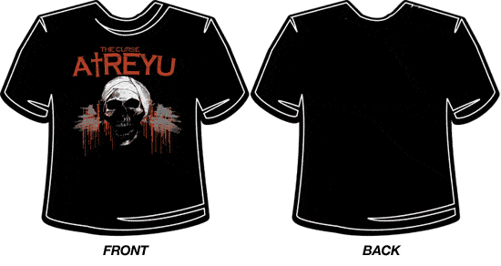 Atreyu Screaming Skull T-shirt