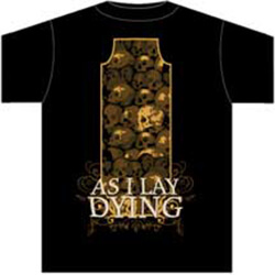 As I Lay Dying Skull Stack T-shirt S - S