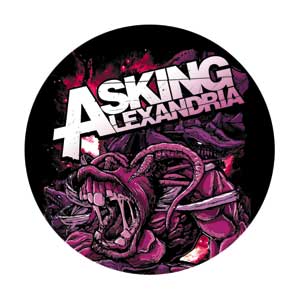 Asking Alexandria 1.25 Teeth Pin - S