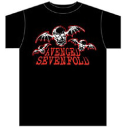 Avenged Sevenfold Skull Bats T-shirt - S