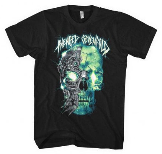 Avenged Sevenfold Turbo Skull T-shirt