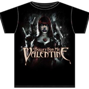 Bullet For My Valentine Girl  w/ Guns T-shirt