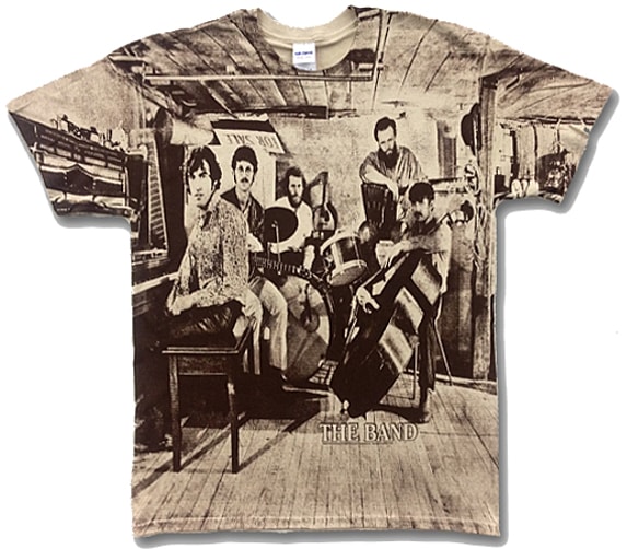 The Band All Over Off White Mens  T-shirt