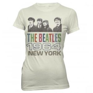 The Beatles 1964 New York Jr Off White T-shirt