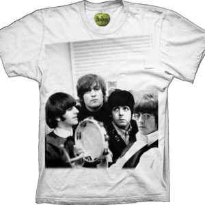 The Beatles Band Photo  Mens WhiteT-shirt