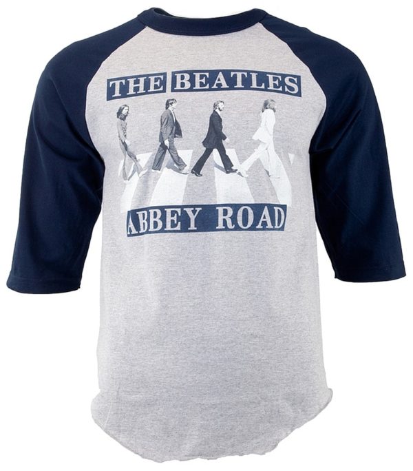 Beatles Abbey Road Raglan Mens Long Sleeves T-Shirt