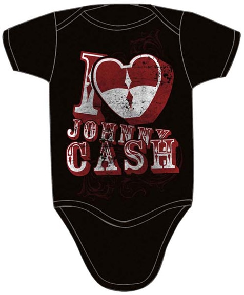 Johnny Cash I Heart Johnny Infant One Piece - 0-6 Months