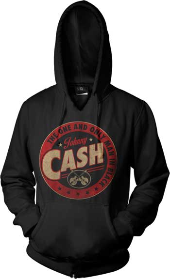 Johnny Cash The One and Only Hoodie