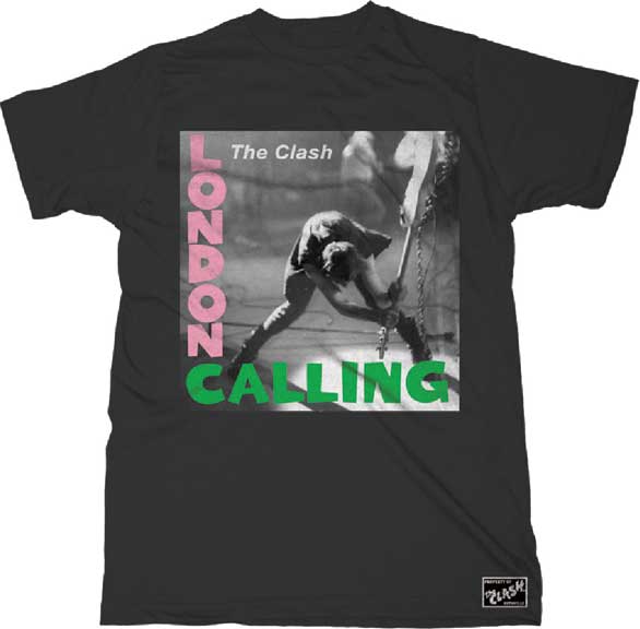 The Clash London Calling Mens Black T-shirt