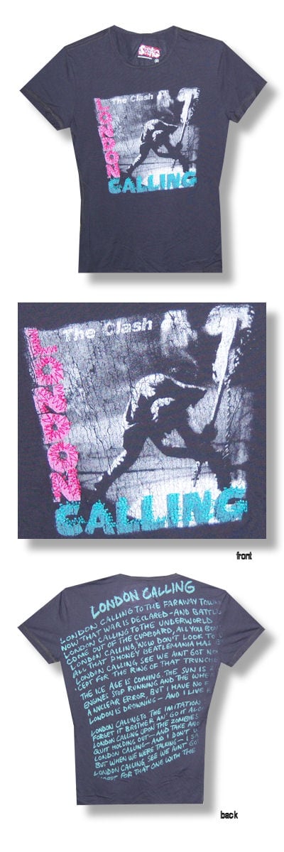 The Clash London SWAG Babydoll Gray T-shirt