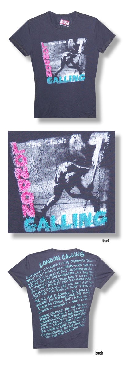 The Clash London SWAG Babydoll Gray T 