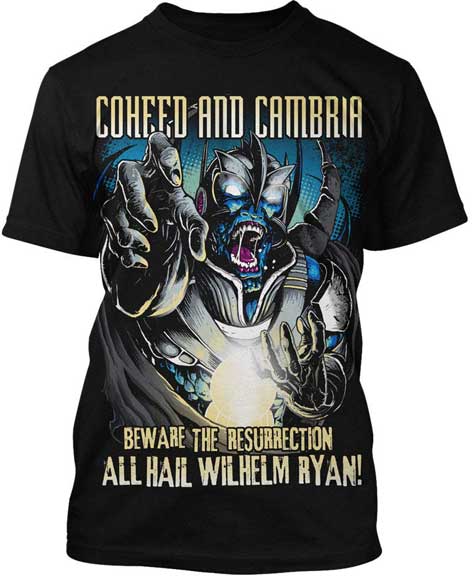 Coheed & Cambria Wilhelm Ryan T-shirt