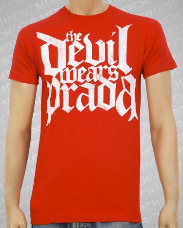 The Devil Wears Prada Logo Mens Red T-shirt