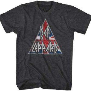 Def Leppard Triangle Union Jack T-shirt