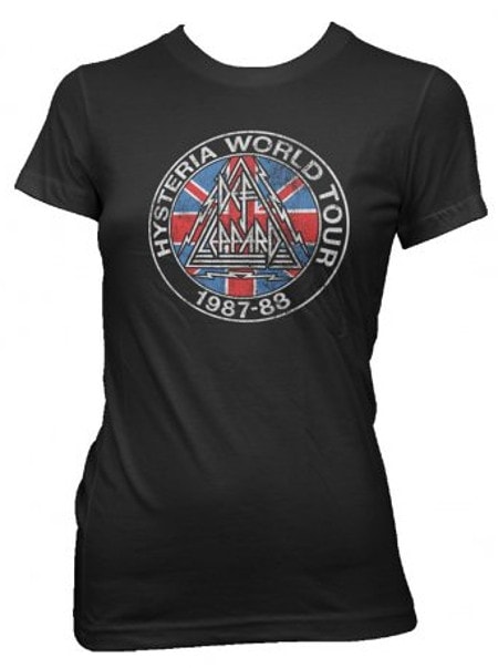 Def Leppard Hysteria World Tour Jr T-shirt