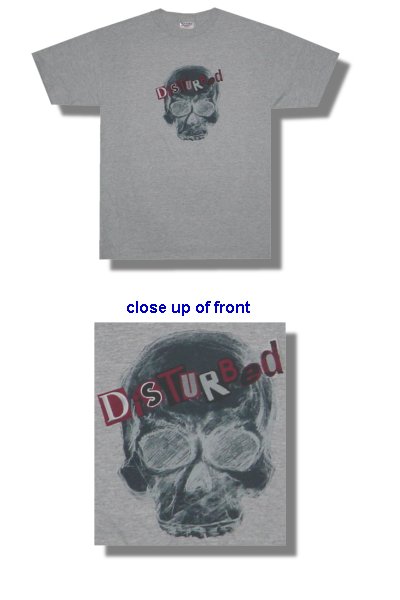 Disturbed Random Skull T-shirt - XL