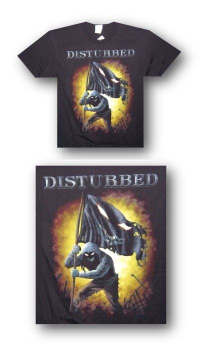 Disturbed Flag Face T-shirt