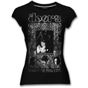 The Doors Nouveau Frame Girls Black T-shirt